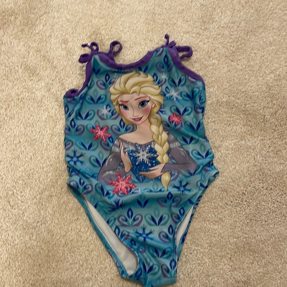 EUC Frozen bathing suit